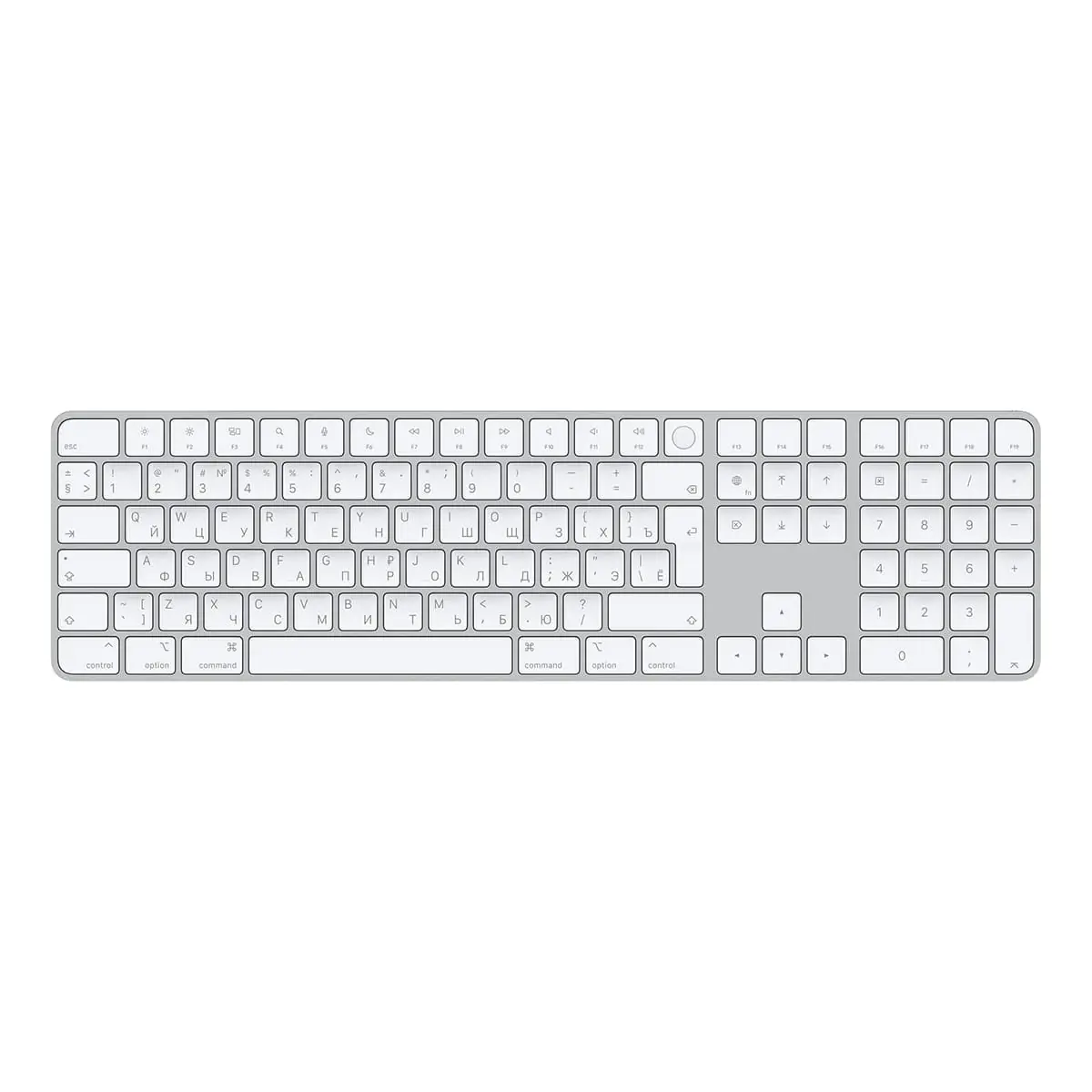 Клавиатура беспроводная Apple Magic Keyboard с Touch ID (MK2C3) Серебристый
